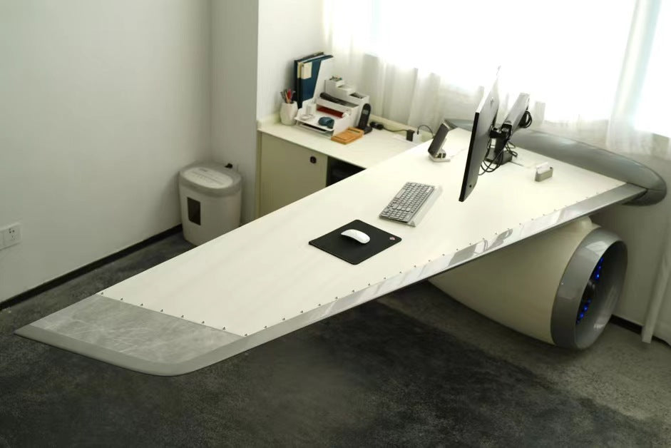 escritorio de ala de aviación